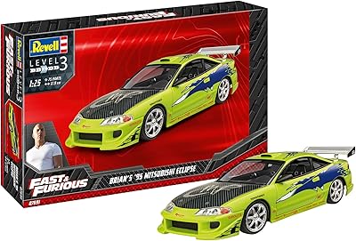 Revel 07691 brian 1995 mitsubishi eclipse (fast and furious) kit de modèle