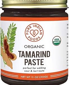 Pâte concentrée de tamarin biologique pure - sauce aigre-douce pour chutneys indiens et currys thaïlandais, sans gluten, sans sucre ajouté, pot en verre (1 paquet). Diaytar Sénégal : Votre guichet unique pour tous vos achats