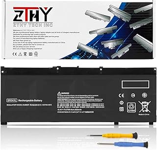 Zdthy batterie de remplacement pour ordinateur portable sr04xl pour hp pavilion power 15-cb000