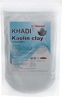 Poudre d'argile kaolin khadi omuruz pour le visage, le corps et les cheveux