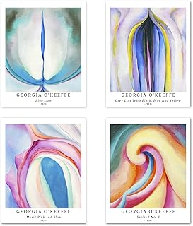 Pekin arts lot de 4 papiers d'art muraux sans cadre 11