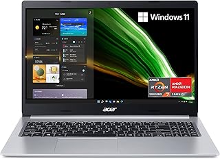 Ordinateur portable mince acer aspire 5 a515-45-r8k1 avec écran fhd ips de 15,6