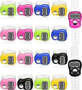 Tattoo 18 pièces de compteur manuel à 5 ​​doigts, compteur numérique réinitialisable, compteur de pression numérique portable, compteur de clics à numéro mécanique, 6 couleurs. Diaytar : Le e-commerce qui respecte votre budget