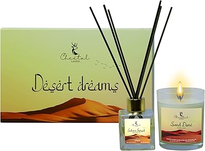 Ensemble diffuseur de bougies parfumées longue durée pour chambre à coucher, salon, bureau