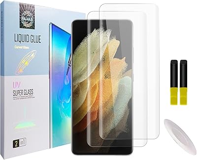 Compatible avec le protecteur d'écran en verre samsung galaxy s21 ultra 5g