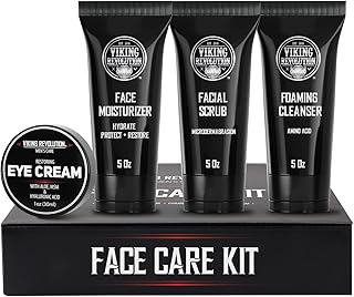Ensemble de soins de la peau pour hommes viking revolution, ensemble de soins