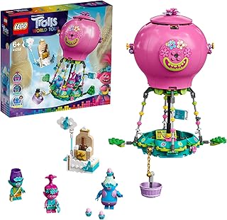 Lego trolls world tour 41252 l'aventure en montgolfière de poppy avec poppy, branch