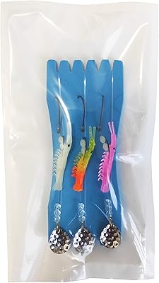 Leurre à crevettes loch ness tackle, kokanee, truite, revêtement uv, brillant, lame à