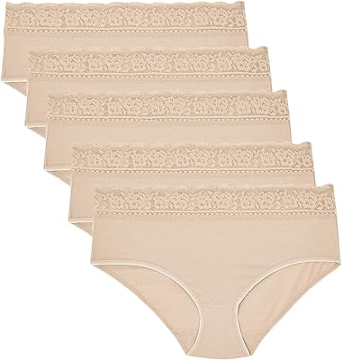 Marks & spencer ensemble midi femme de 5 coton lycra et dentelle
