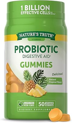 Gommes probiotiques | 50 pièces | supplément santé végétalien, sans ogm
