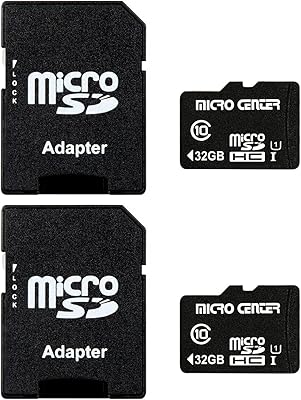 Carte mémoire flash micro sdhc 32 go classe 10 avec adaptateur