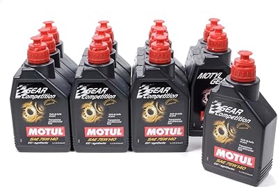 Huile pour engrenages de compétition motel 105779 75w140, 12 litres, 1 paquet