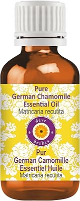 Dave herbs huile essentielle de camomille allemande pure (matricaria recutita) de qualité naturellement