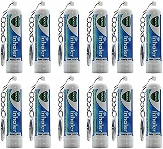 Inhalateur vicks (paquet de 12 bâtonnets en vrac) décongestionnant nasal avec porte-clés