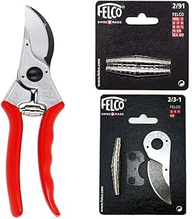 Sécateur classique felco 2 avec ressorts de rechange et kit de réparation