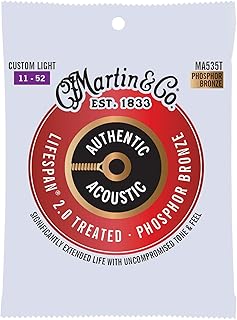 Lampe acoustique authentique martin ma535t lifespan 2.0 lumière personnalisée en bronze