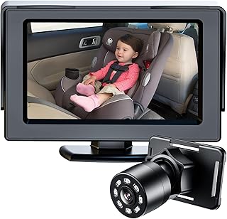 Miroir de voiture pour bébé itomoro, visualisez les nourrissons sur la banquette arrière