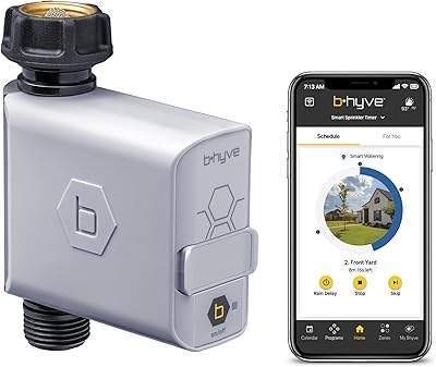 Minuterie de robinet de tuyau bluetooth orbit 21005 b-hive, gris