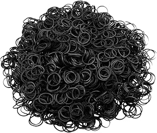 Ensemble de 1000 mini élastiques en caoutchouc, élastiques doux pour cheveux pour enfants