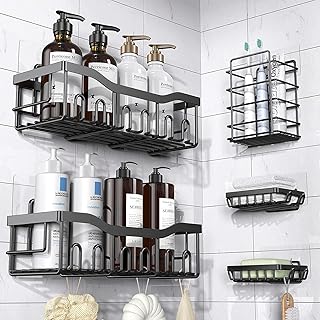 Étagère support de douche étagère de salle de bain organisateur de douche adhésif