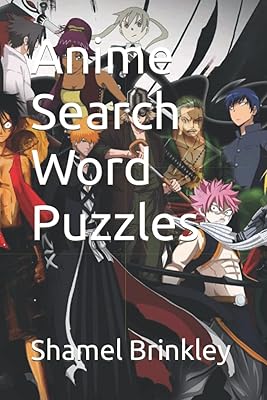 Puzzles de mots de recherche d'anime