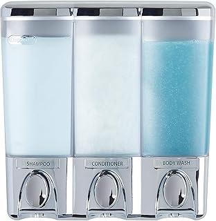 Distributeur à 3 compartiments clear choice de better living products chrome