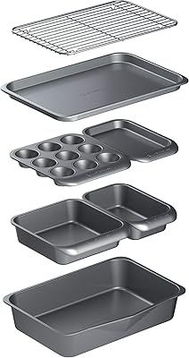 Ensemble de ustensiles de cuisson antiadhésifs master class smart space boîte de présentation