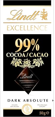 Chocolat noir lindt excellence 99% - 50 grammes