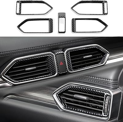 Infocase couvercle de ventilation de voiture en matériau abs pour décorer la console