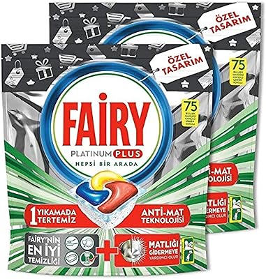 Comprimés pour lave-vaisselle parfumés au citron fairy platinum plus