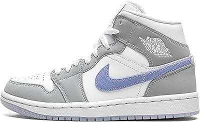 Jordan 1 mid bq6472 105 chaussures air jordan pour femme gris & bleu - taille 6.5w, blanc/aluminum - gris loup. Diaytar Sénégal : Le choix, la qualité, l'économie réunis