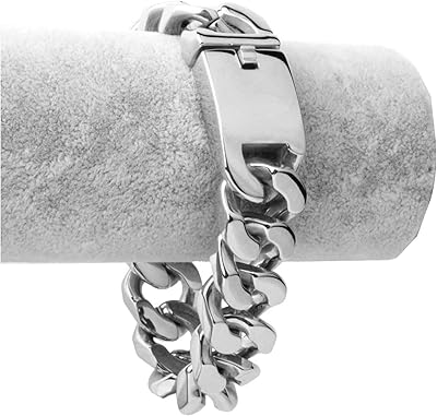 Bracelet chaîne à maillons cubains en or 14 carats pour hommes