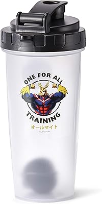 Bouteille d'entraînement my hero academia all might - comprend une boule de mélange