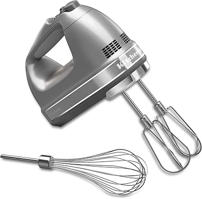 Mélangeur plongeant 7 vitesses kitchenaid - khm7210 - contour argent
