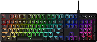 Clavier de jeu mécanique wii origins hyperx - personnalisation de la lumière