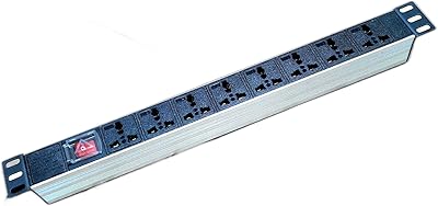 Câble d'alimentation bdu 8 voies en forme de x, 1u, monté en rack