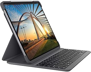 Étui avec clavier bluetooth rétroéclairé logitech slim folio pro pour ipad pro 11