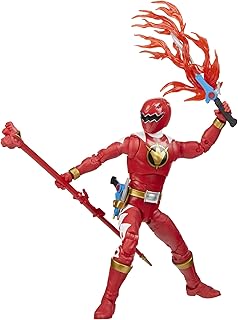 Power rangers dino thunder red ranger lightning collection figurine d'action 6" avec accessoires