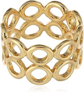 Bague marquise incrustée de cristaux autrichiens plaquée or 24 carats pour femme, métal