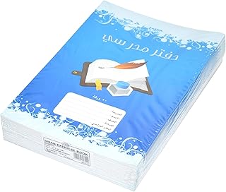 Cahier d'exercices fis oman avec couverture pvc, 80 pages, paquet de 12 pièces