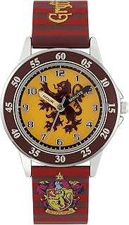Montre à quartz analogique avec bracelet en silicone pour garçon hp9072, bordeaux, bordeaux