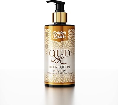 Golden pearl oud lotion 400 ml soins de la peau hydratante pour le visage