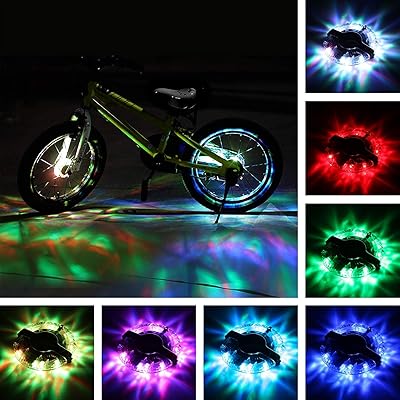 Lumières de moyeu de roue de vélo rechargeables et étanches, lumière led 7