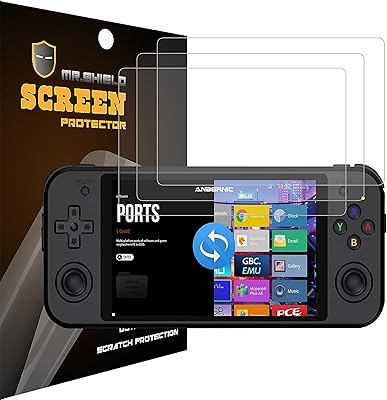 Mr. shield [paquet de 3] protecteur d'écran pour console de jeu vidéo numérique