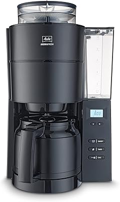 Cafetière à filtre thermique melita aromafresh avec pichet en acier inoxydable pour moudre