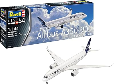 Revel new lufthansa kit de maquette en plastique rv03881 03881 3881 1:144 airbus