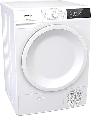 Sèche-linge autonome à condensation gorenje capacité 7 kg 16 programmes séchage par capteur