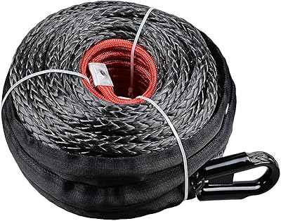 Corde de treuil synthétique amoba cable pour camion de récupération 4x4 atv utv