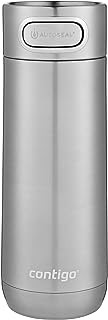Tasse à café de voyage automatique de luxe contigo 2063413, résistante aux déversements