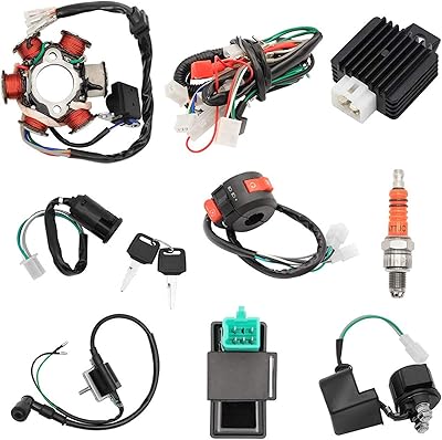 Kit complet de câblage de bobine de stator cdi, prise de relais solénoïde